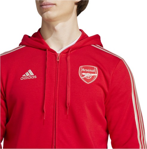 adidas Performance-Veste à capuche entièrement zippée Arsenal DNA-2