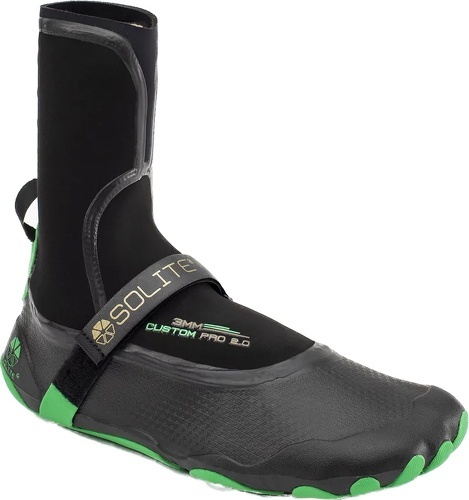 Solite-Solite Custom Pro 2.0 3mm Wetsuit Boots - Vert / Noir-4