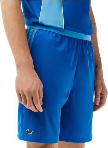 LACOSTE-Short Lacoste Sport New York Novak Djokovic Bleu-1