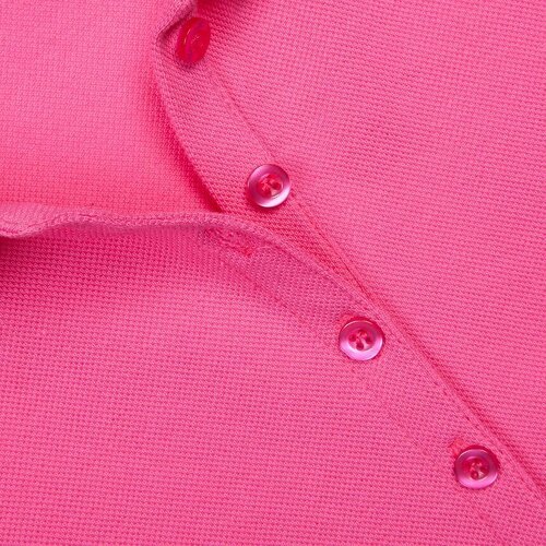 ROLAND-GARROS-Polo manches courtes logo tricolore femme - framboise-4