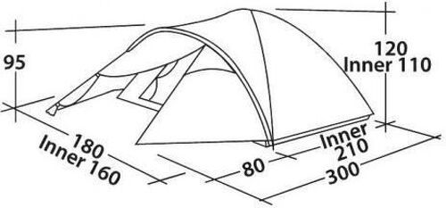 EASY CAMP-Easycamp Quasar 300 - Tente de randonnée/camping-1