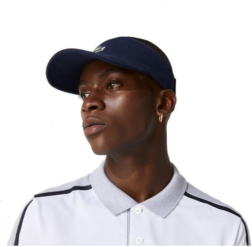LACOSTE-Visière Lacoste Sport Bleu Marine-2