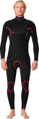 RIP CURL-Rip Curl Hommes Dawn Patrol Perfomance 4/3mm Chest Zip Combinaiso-3