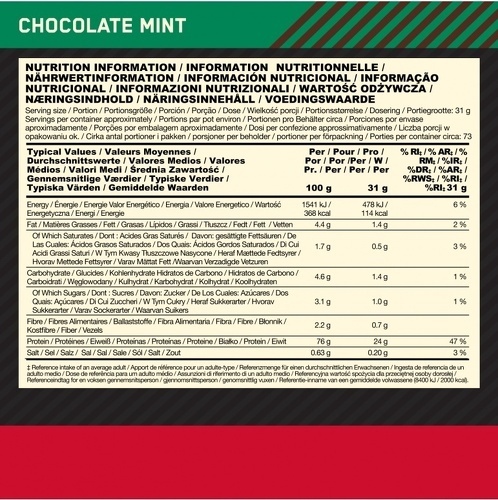 Optimum Nutrition-100% Whey Gold (2,27Kg) [CHOCOLATE MINT]-1