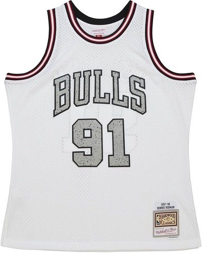 Mitchell & Ness-Maillot Chicago Bulls NBA Cracked Cement Swingman 1997 Dennis Rodman-image-1