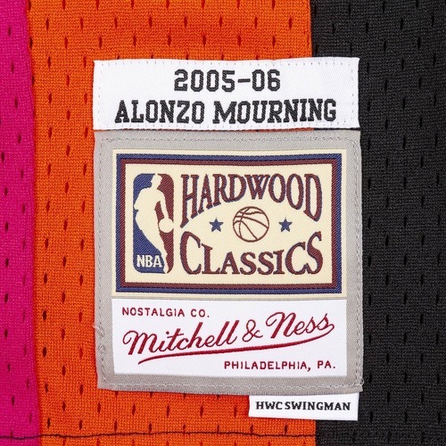 Mitchell & Ness-Maillot Miami Heats Alonzo Mourning 2005/06-1