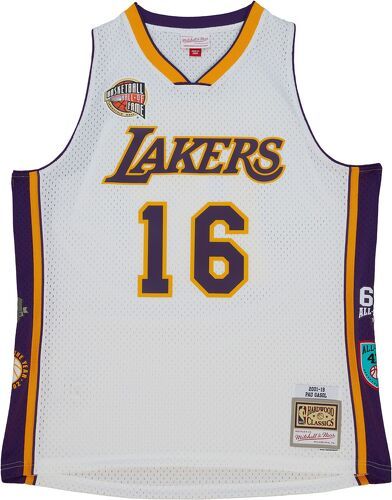 Mitchell & Ness-Pau Gasol Los Angeles Lakers HOF Swing Jersey-image-1