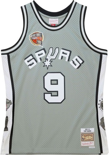 Mitchell & Ness-Tony Parker San Antonio Spurs HOF Swing Jersey-image-1