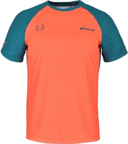 BABOLAT-T-shirt Babolat Neck Lebron Orange-image-1