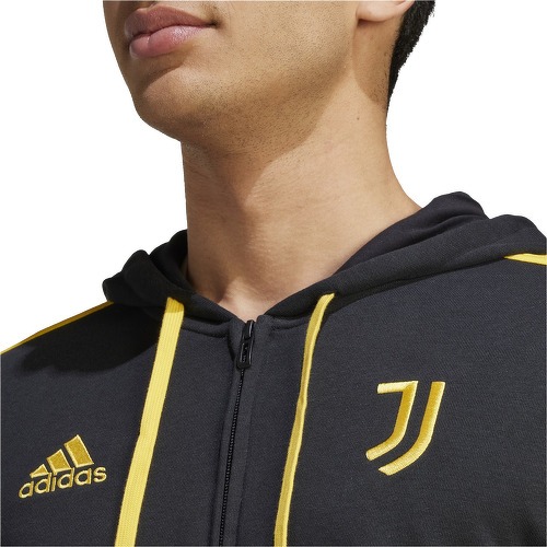 adidas Performance-Veste à capuche entièrement zippée Juventus DNA-2