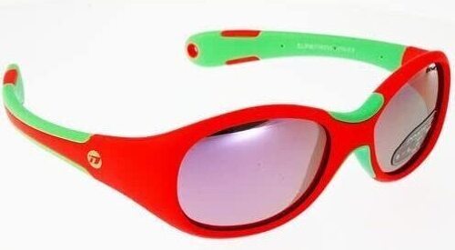 Demetz-Lunettes de Soleil DEMETZ ELLIPSE Orange Vert Cat 3 anti Lumière bleue + Incassable Ultra Flex Bébé 24 À 36 mois Indice 3 avec cordon-1