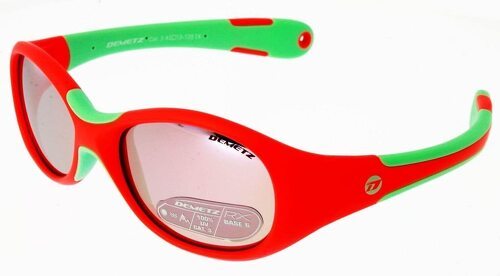 Demetz-Lunettes de Soleil DEMETZ ELLIPSE Orange Vert Cat 3 anti Lumière bleue + Incassable Ultra Flex Bébé 24 À 36 mois Indice 3 avec cordon-2