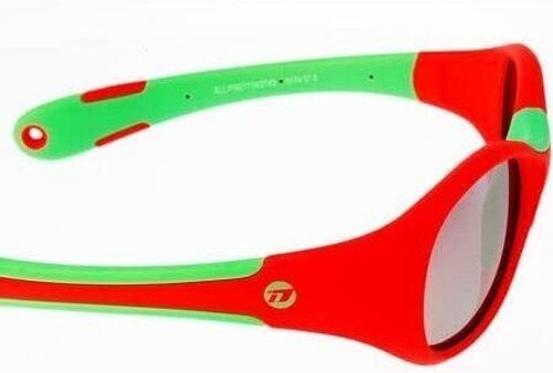 Demetz-Lunettes de Soleil DEMETZ ELLIPSE Orange Vert Cat 3 anti Lumière bleue + Incassable Ultra Flex Bébé 24 À 36 mois Indice 3 avec cordon-3