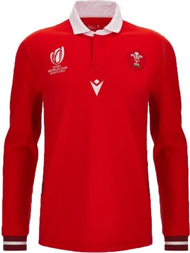 MACRON-Maillot Pays de Galles Rugby WRU World Cup Rugby-image-1