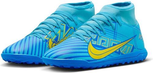 NIKE-Chaussures de foot Bleues Junior Nike Superfly 9 Club-1