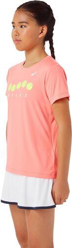 ASICS-T-shirt de tennis fille Asics Graphic-3