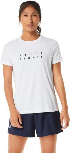 ASICS-Asics T-Shirt Court Tennis Graphic Dames Wit-image-1