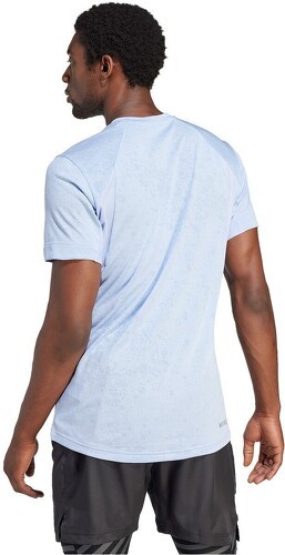 adidas Performance-T-Shirt FreeLift Bleu-2