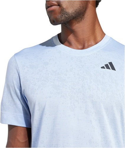 adidas Performance-T-Shirt FreeLift Bleu-3