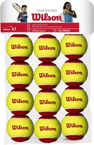 WILSON-Lot de 12 balles de tennis Wilson Starter-image-1