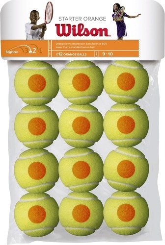 WILSON-Lot de 12 balles de tennis Wilson Starter Orange-image-1