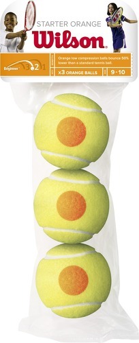 WILSON-Lot de 3 balles de tennis Wilson Starter Tour Orange-image-1