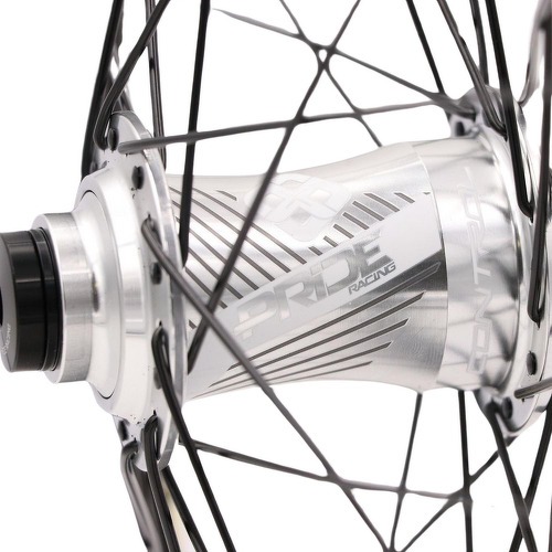 Pride Racing-Paire De Roues 24" Pride Racing Control 36H Polish / Pride Gravity Aero Ud Matt-1