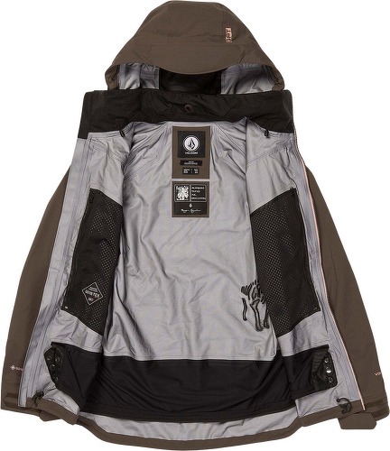 VOLCOM-Veste Stretch Gore Tex Guch Brown-2