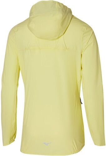 MIZUNO-Mizuno Waterproof 20K Veste Pale Lime Veste Running Etanche-1