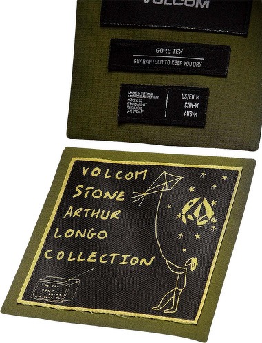 VOLCOM-Veste Gore Tex Arthur Proshell Moss-3