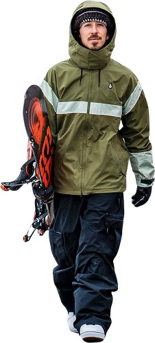 VOLCOM-Veste Gore Tex Melancon Military-1