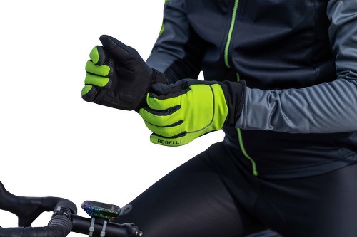 Rogelli-Gants Velo Long De Hiver Essential Fluor-3