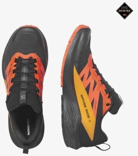 SALOMON-SENSE RIDE 5 GTX Orange / Noir   AH 2023-2