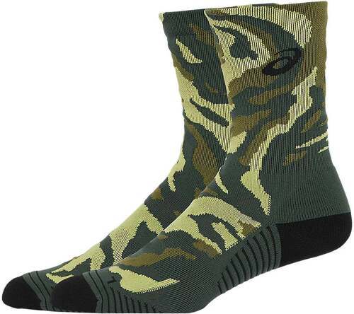 ASICS-Asics Color Camo Run Crew Sock Rain Forest Cactus Glow Yellow-1