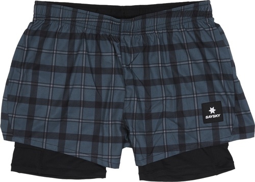 Saysky-W Checker Pace 2 In 1 Shorts 3"-1