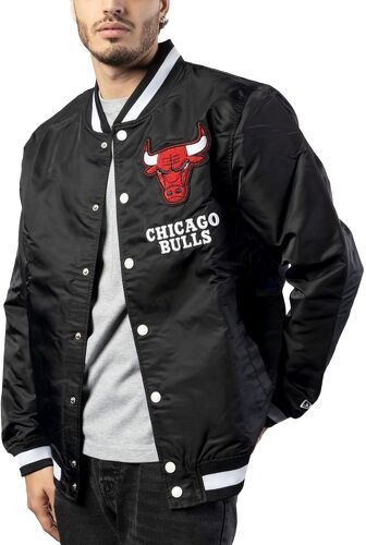 New Era Satin Bomber Veste - NBA Chicago Bulls - Colizey