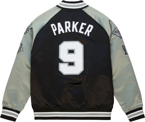 Mitchell & Ness-Tony Parker San Antonio Spurs M&N Hof Satin Veste-1