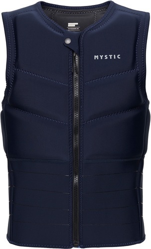 Mystic-Mystic Hommes Star Front Zip Gilet Antichoc - Navy-0