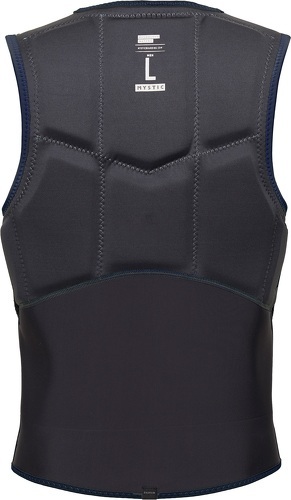 Mystic-Mystic Hommes Star Front Zip Gilet Antichoc - Navy-3