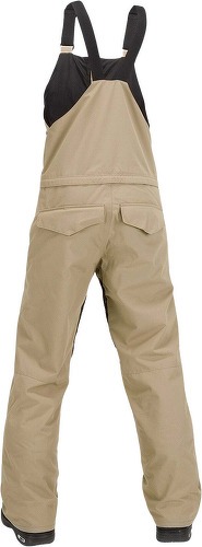 VOLCOM-Salopette Barkley Insulated Dark Khaki ( )-1