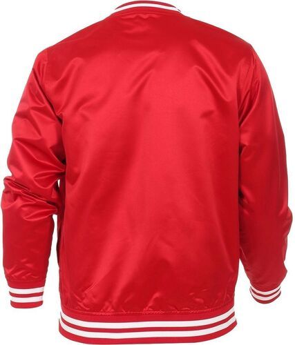 Mitchell & Ness-Mitchell & Ness Sideline Pull Over Satin Veste Chicago Bulls-1