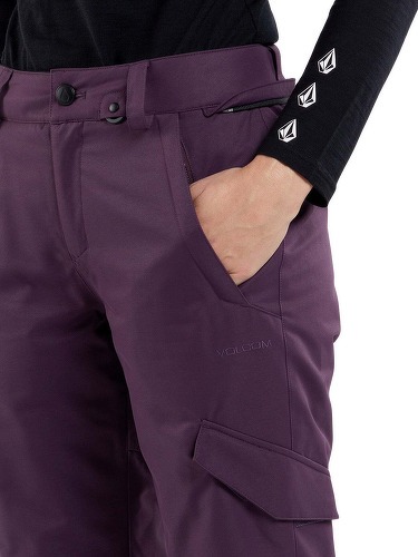 VOLCOM-Pantalon Bridger Insulated Berry-2