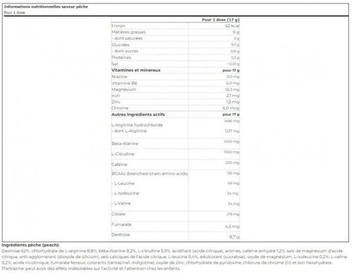 Biotech USA-Nitrox Therapy (340g) [PÊCHE]-1
