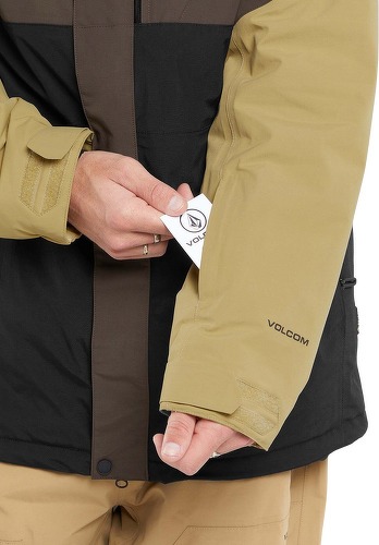 VOLCOM-Veste Gore Tex Insulated Brown-4