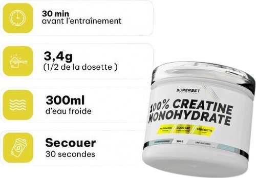 Superset Nutrition-100% Creatine Monohydrate (300g)-3