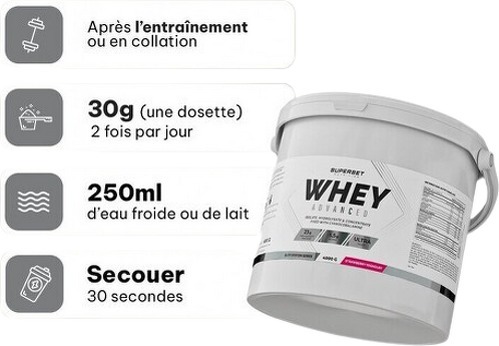 Superset Nutrition-100% Whey Proteine Advanced (4Kg) - Chocolat - Whey protéine-3
