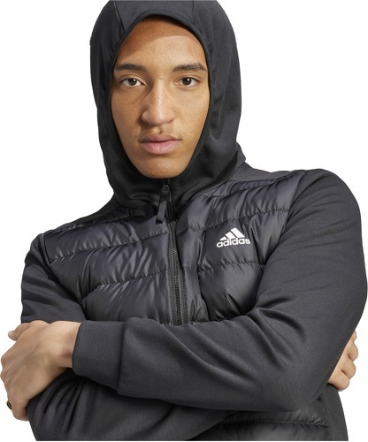 adidas Sportswear-Doudoune à capuche Essentials Hybrid-3