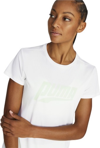 PUMA-T-shirt de running RUN Logo Femme-4