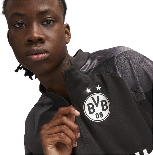 PUMA-Veste De Survêtement Training 1/4 Zip Avec Sponsor Borussia Dortmund 2023/24-3