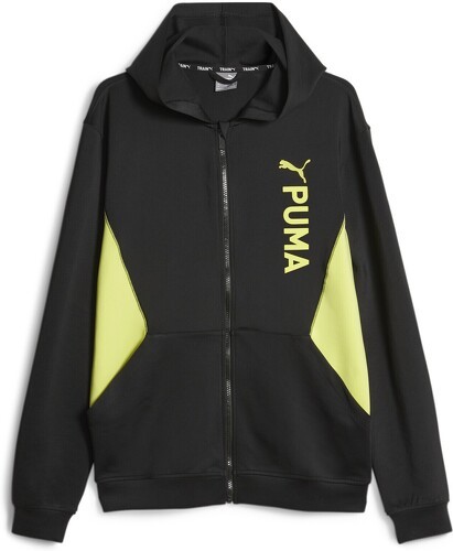 PUMA-Hoodie en double maille avec fermeture éclair intégrale PUMA Fit Homme-image-1